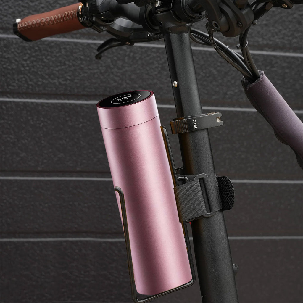 500ML Smart Thermometer Bottle Vacuum Flask  Rose Gold