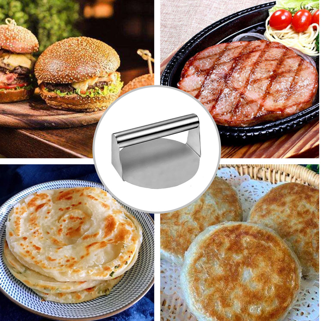 Stainless Steel Burger Press