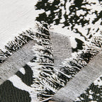 SOGA Three-seater White Sofa Cover Tree Print 180x340cm Polyester