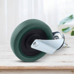 2 x 4" Polyurethane Swivel Castor Wheels
