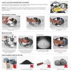 34cm Stainless Steel FryPan Non Stick Skillet