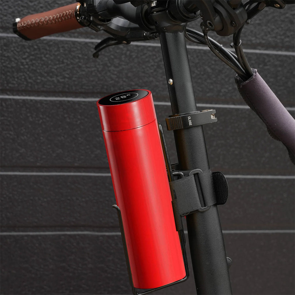 500ML Smart Thermometer Bottle Vacuum Flask  Red