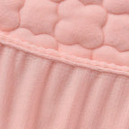 153cm Pink Wide Mattress Cover Clover Design