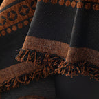 SOGA Three-seater Brown Sofa Cover Leopard Print 180x340cm Polyester