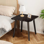 40cm Black Ceramic Table Stone Pattern Compact