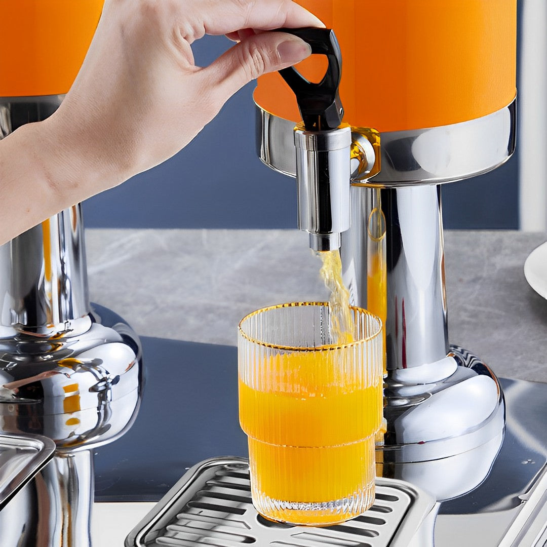6L Dual Silver Stainless Steel Beverage Dispenser