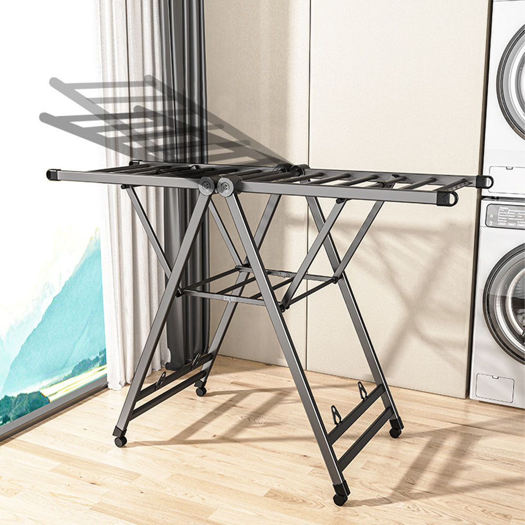 1.6m Portable Wing Shape Clothes Drying Rack
