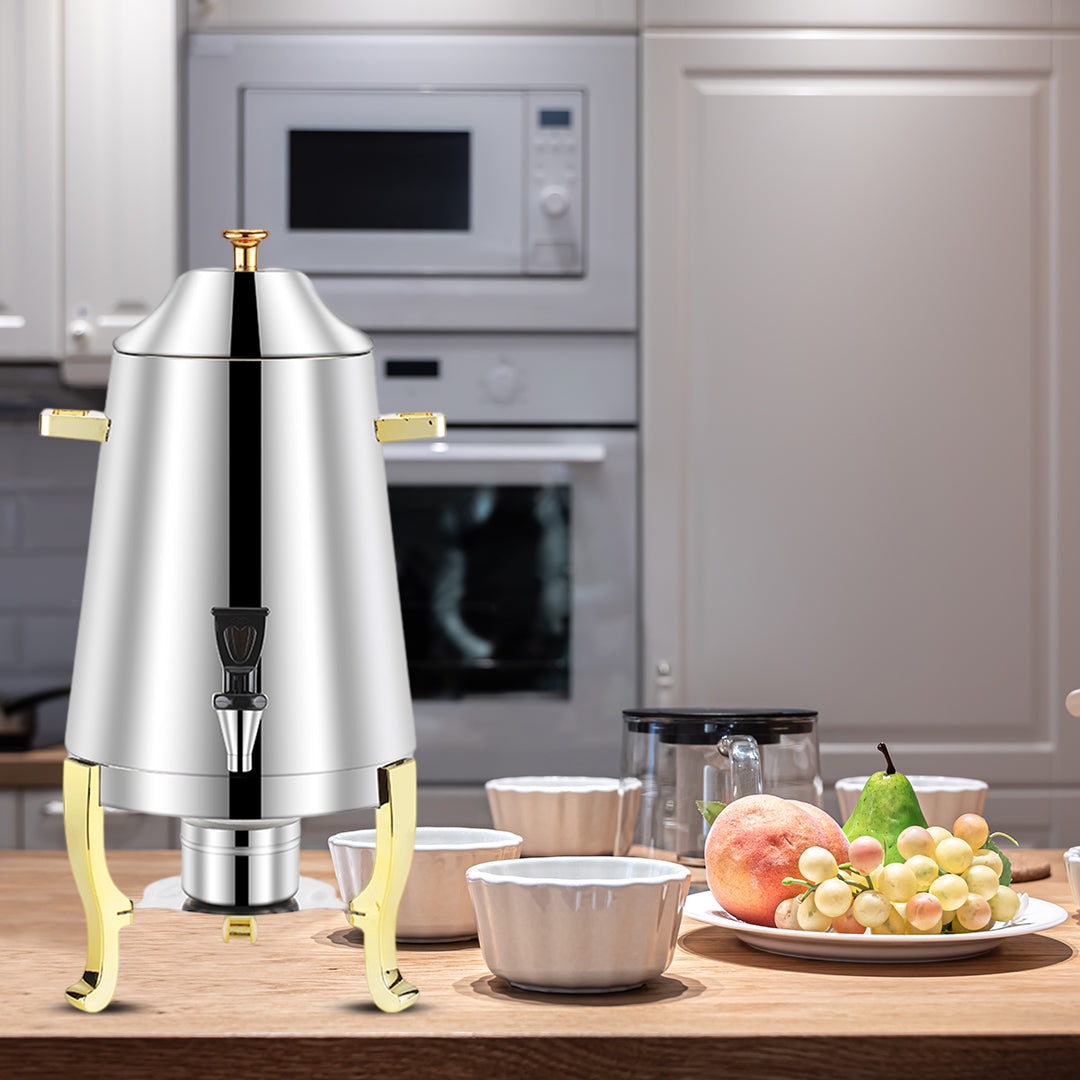 Stainless Steel Dispenser Beverage Juicer Container Jug with Side Handles