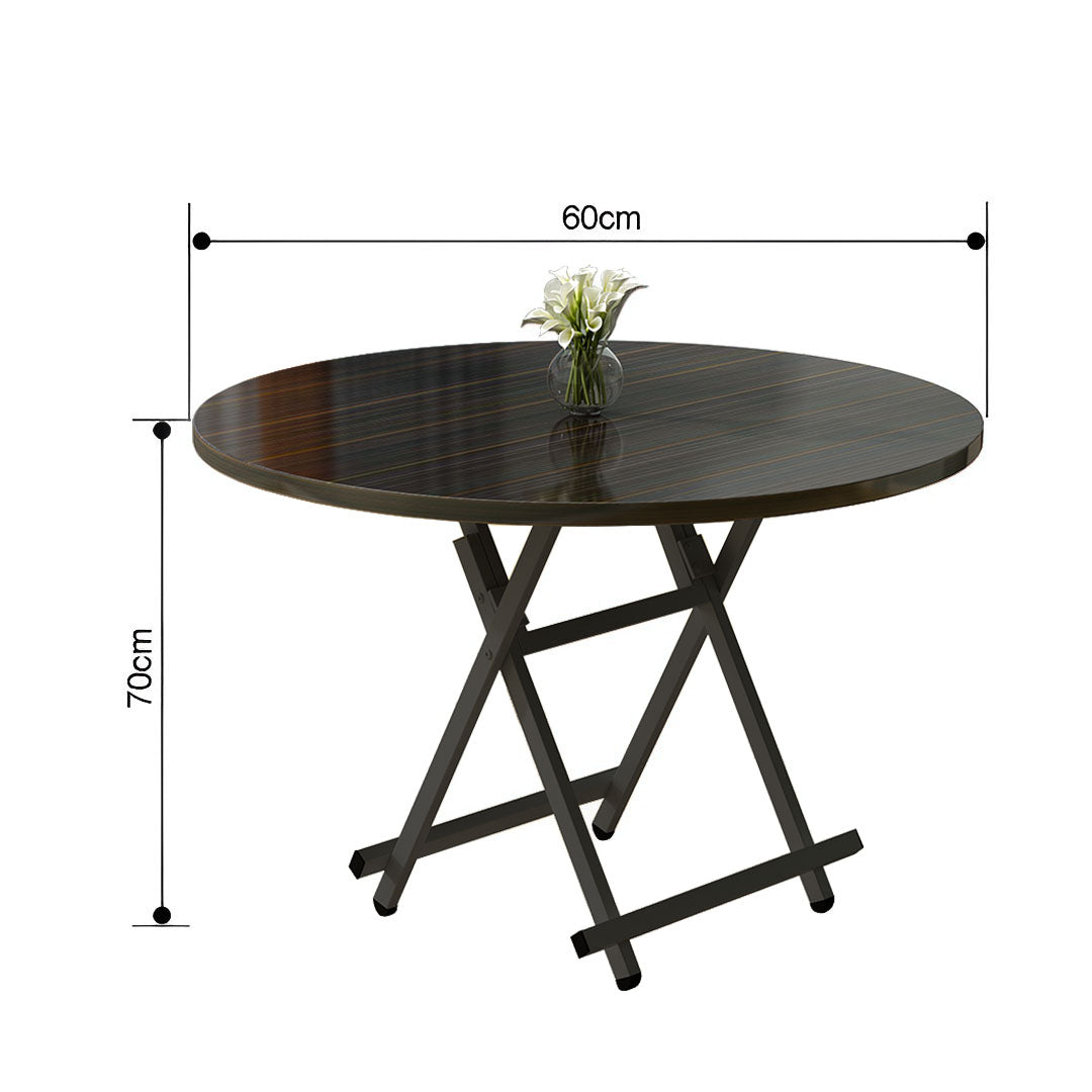 Black Round Dining Table