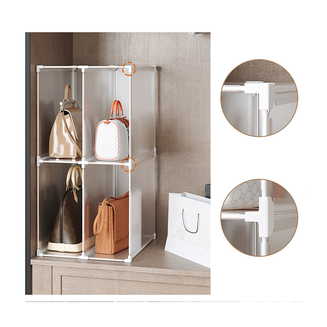 2 Tier Multifunctional PP Plastic Bag Box