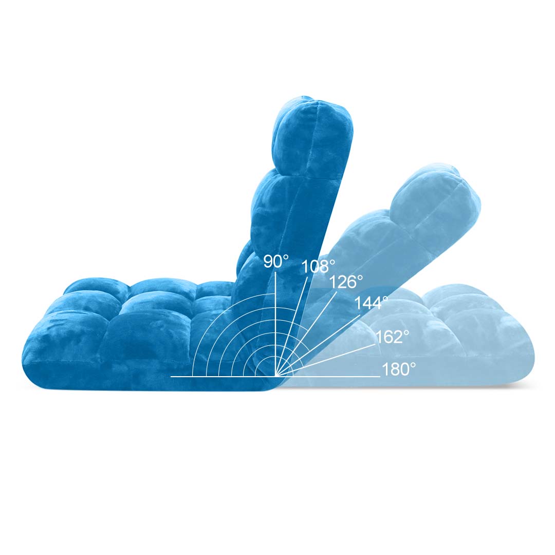 Recliner Lounge Sofa Cushion Blue