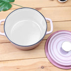 Cast Iron Ceramic Casserole 5L Pink 26cm