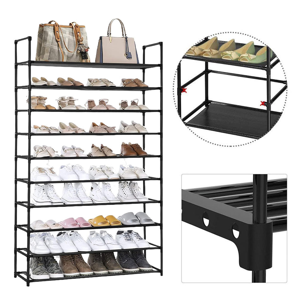10 Tier Shoe Storage with Handle