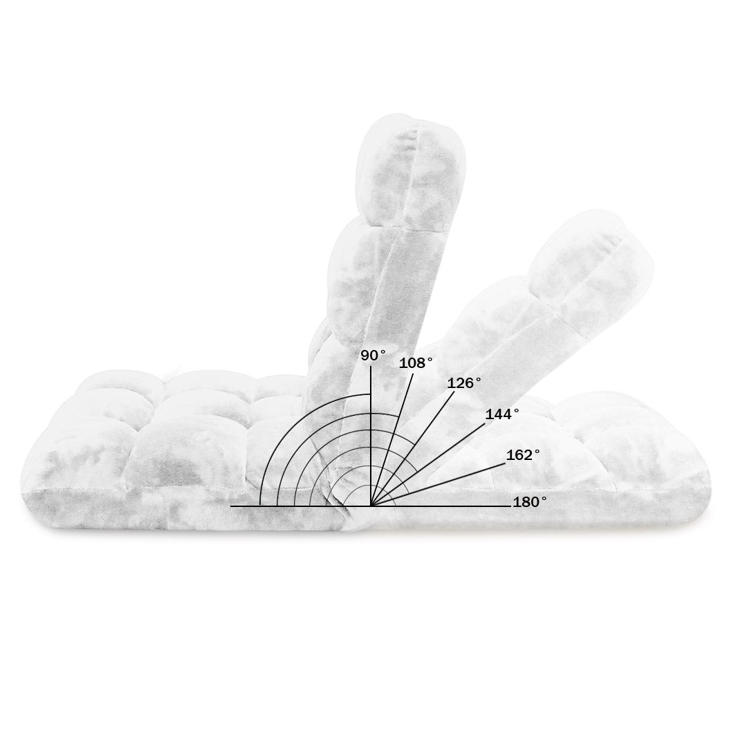 Recliner Lounge Sofa Cushion White