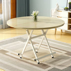 Maple Grain Round Dining Table