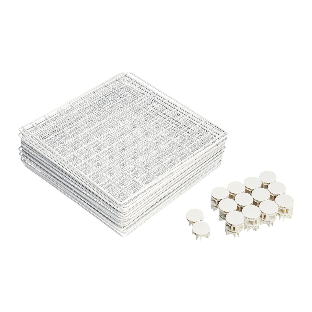 White Portable 12-Cube 3 Column Storage Organiser