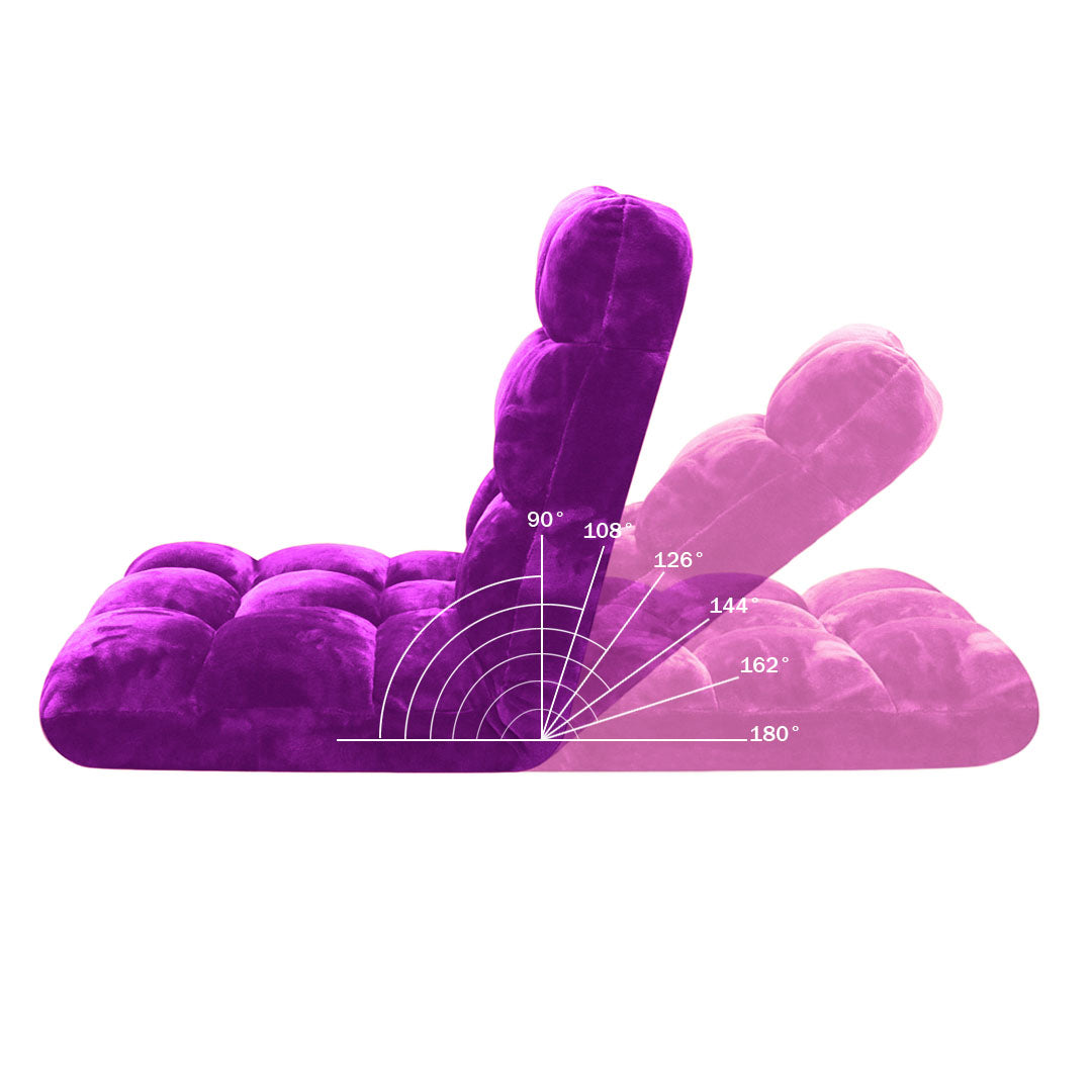 Recliner Lounge Sofa Cushion Purple