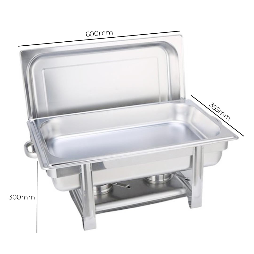 SOGA Stainless Steel Chafing Food Warmer Single Tray