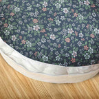45cm Blue Premium Polyester Cotton Cushion with EPP Particle