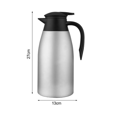 SOGA 1.5L Silver Color 3-Layer Stainless Steel Vacuum Durable Thermal Flask