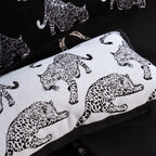 30cm Throw Pillow White Leopard
