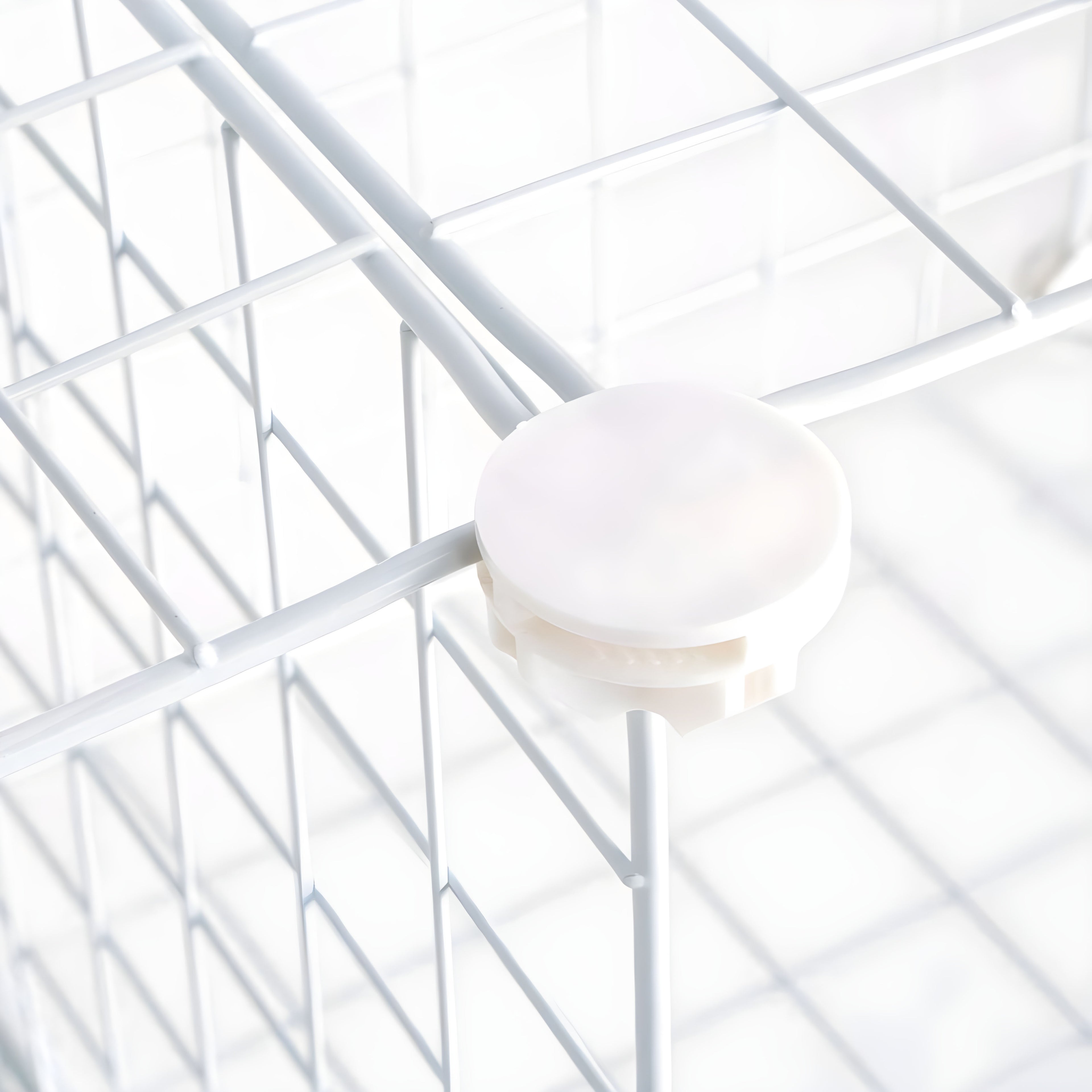 White Portable 9-Cube 3 Column Storage Organiser