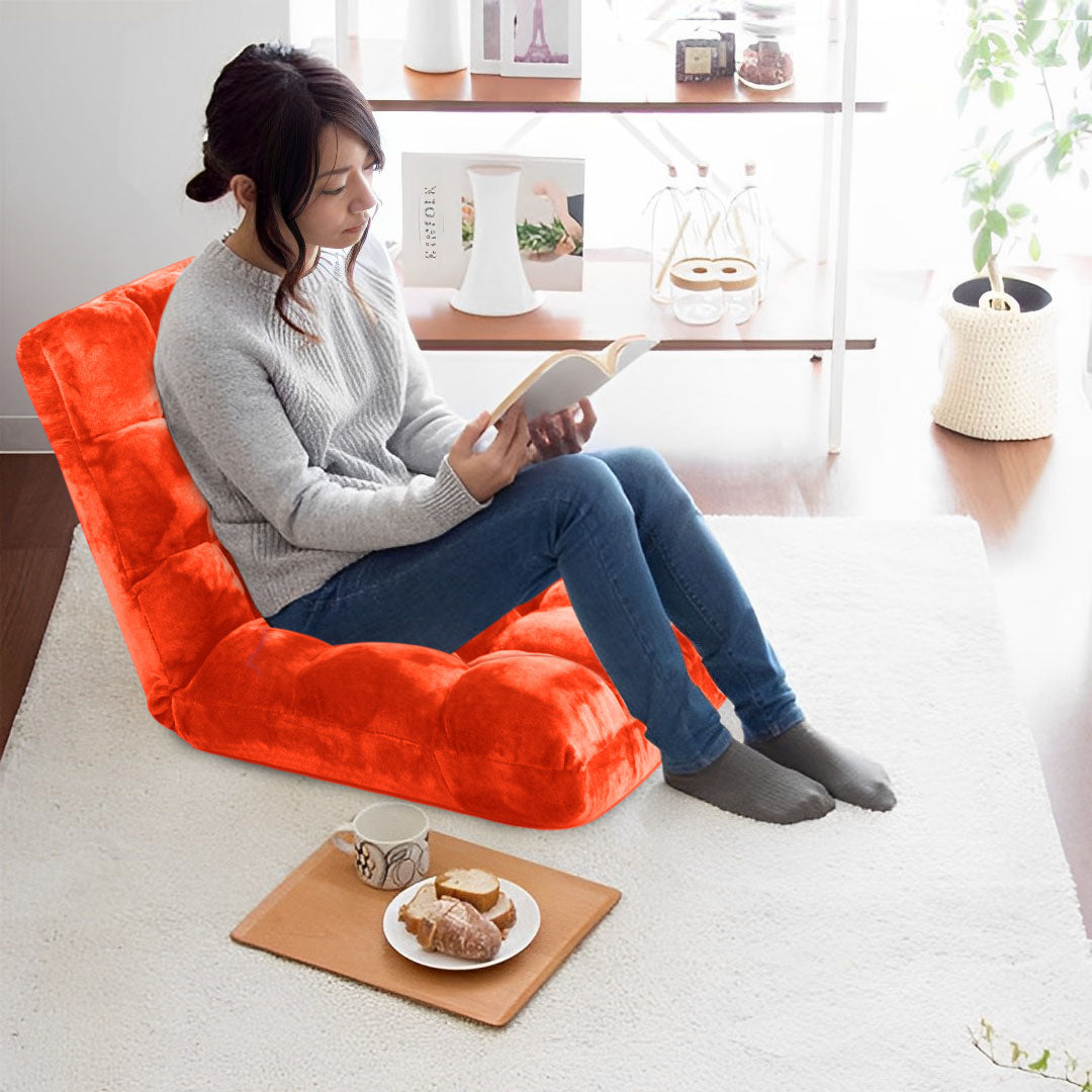Recliner Lounge Sofa Cushion Orange
