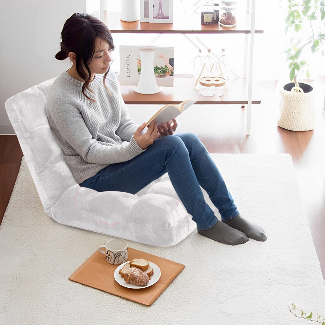 Recliner Lounge Sofa Cushion White