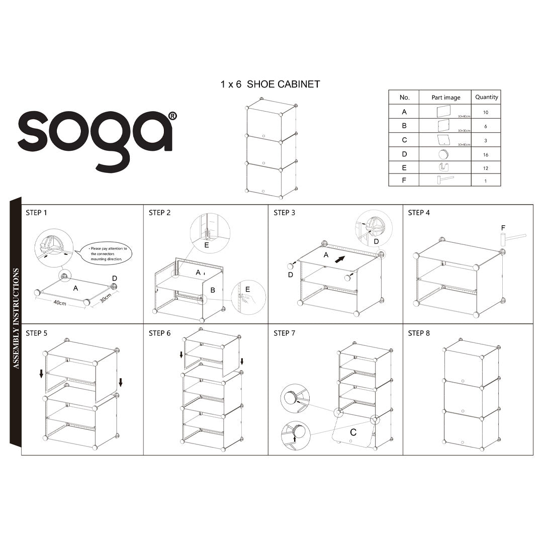 5 Tier White Shoe Rack Organizer