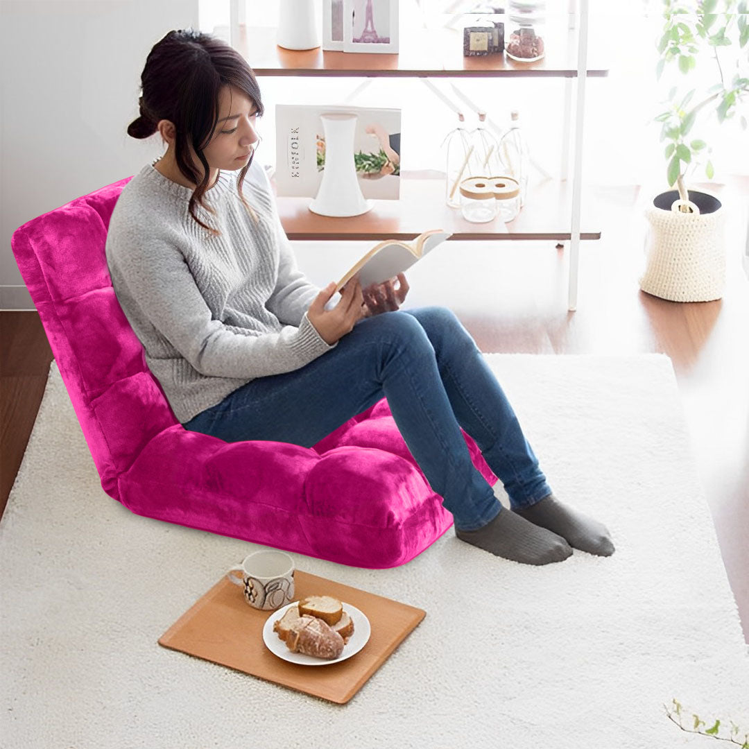 Recliner Lounge Sofa Cushion Pink