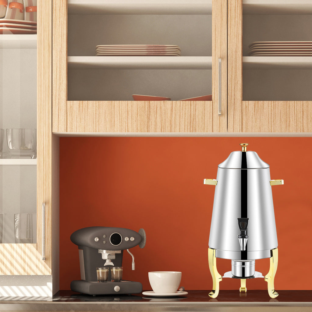 Stainless Steel Dispenser Beverage Juicer Container Jug with Side Handles