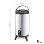 8L Portable Insulated Cold/Heat With Dispenser