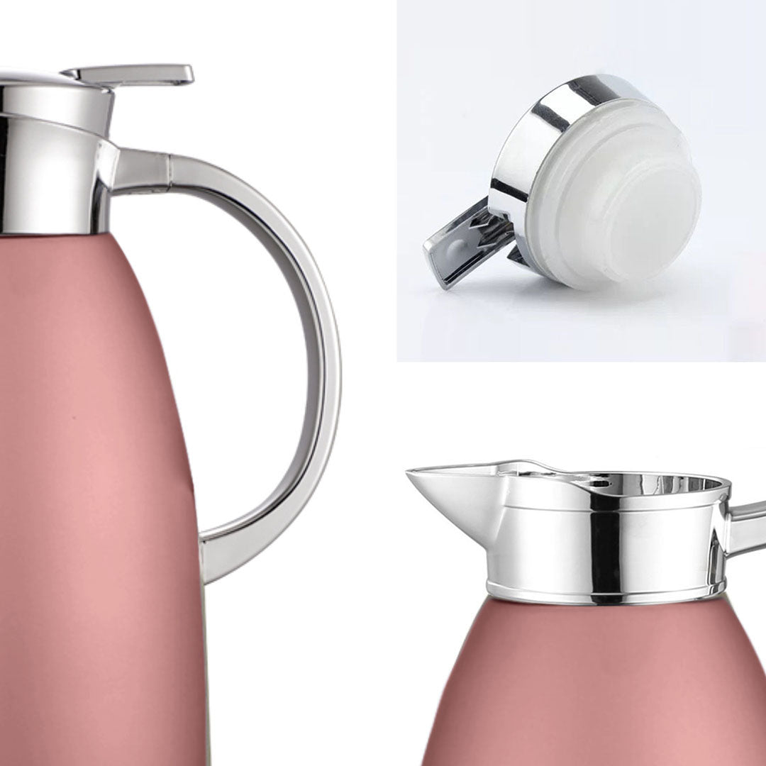 Soga 2.3L Rose Color 3-Layer Vacuum Insulated Water Bottle