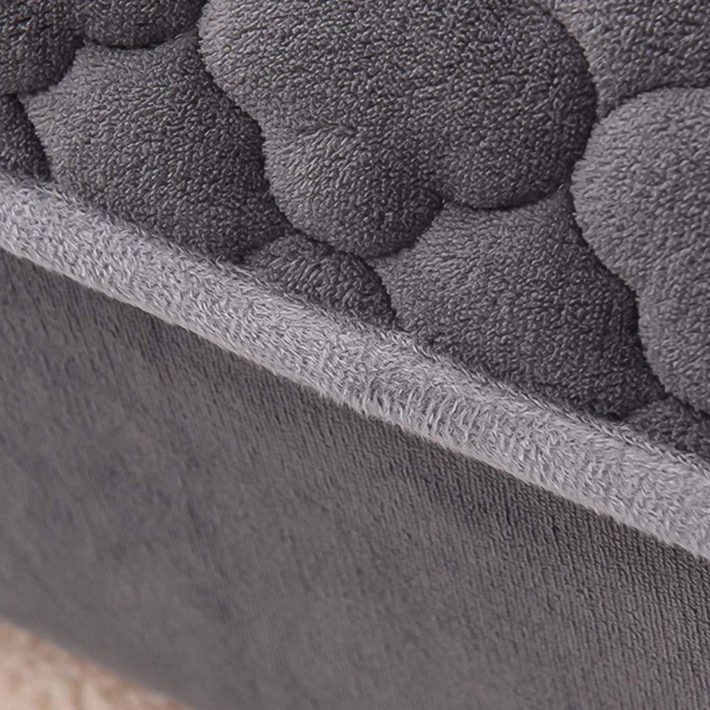 138cm Grey Wide Mattress Cover