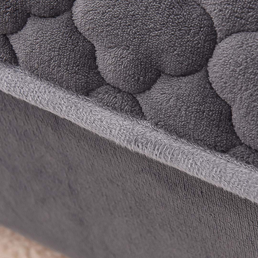 138cm Grey Wide Mattress Cover