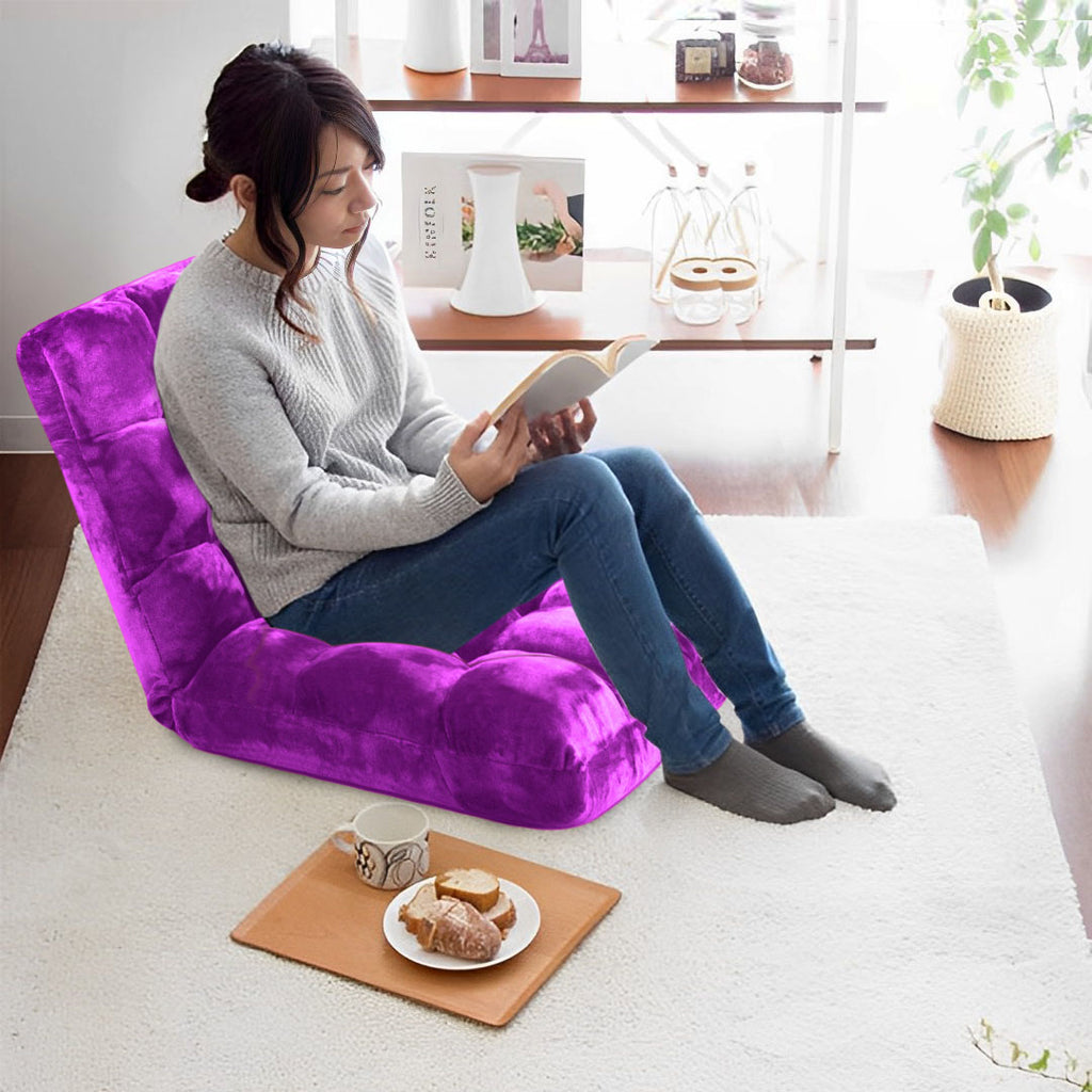 Recliner Lounge Sofa Cushion Purple