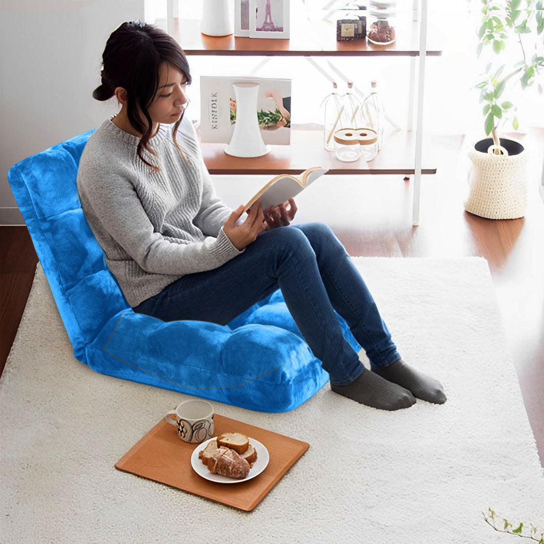 Recliner Lounge Sofa Cushion Blue