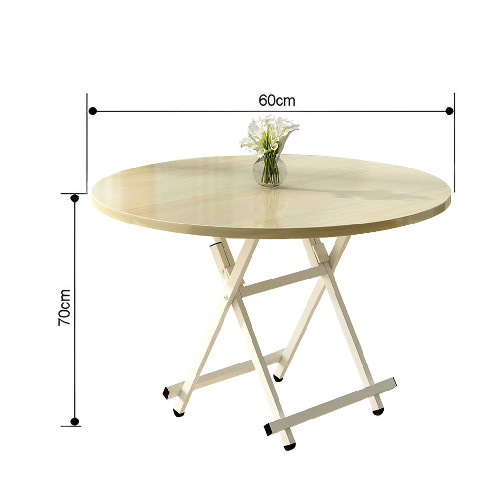 Maple Grain Round Dining Table