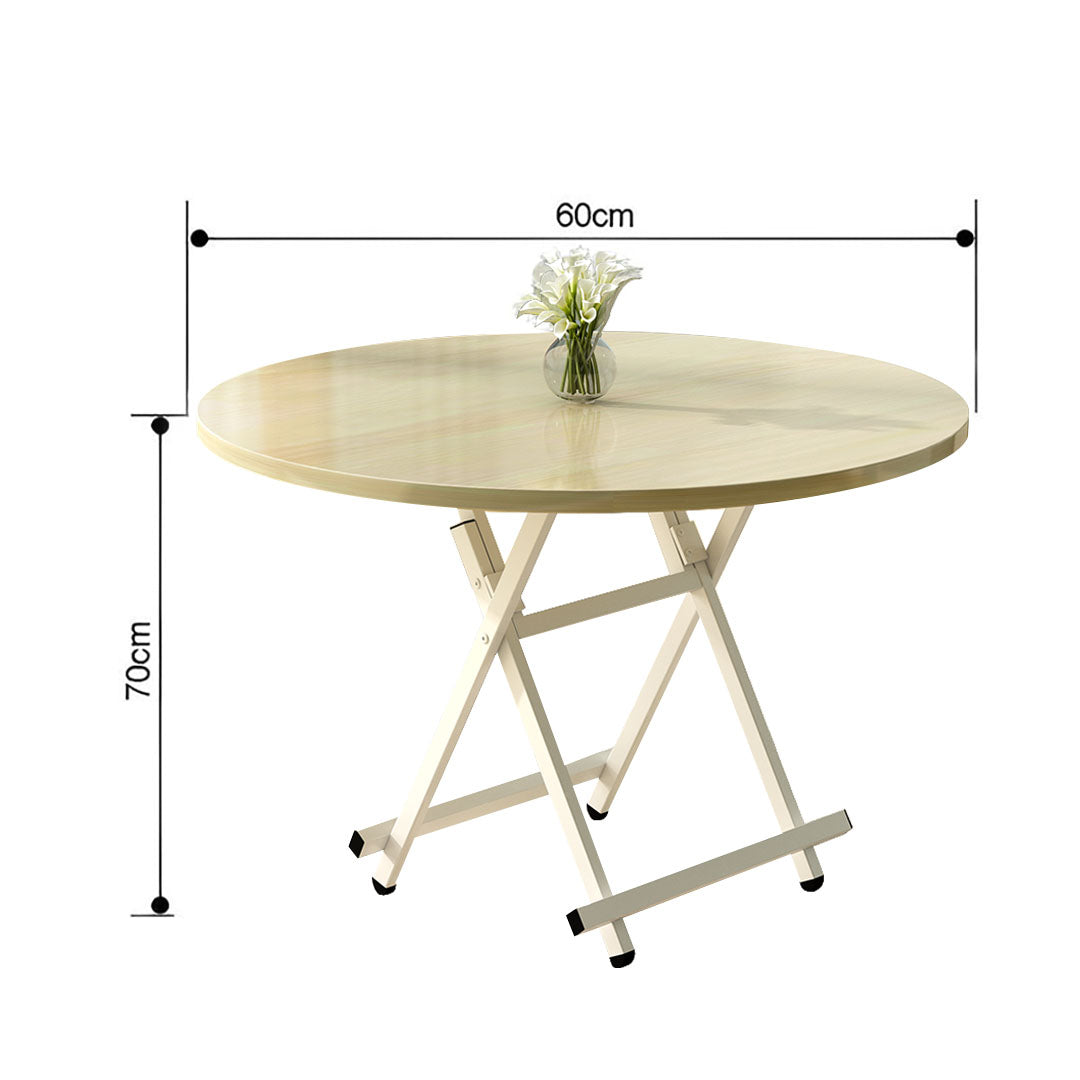 Maple Grain Round Dining Table