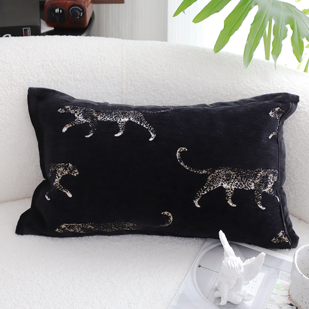 35cm Black Throw Pillow Elegant Decorative Cushion