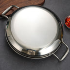 28cm Dry Pot with Natural Color 201 Material from Stainless Steel Kitchen Essentials