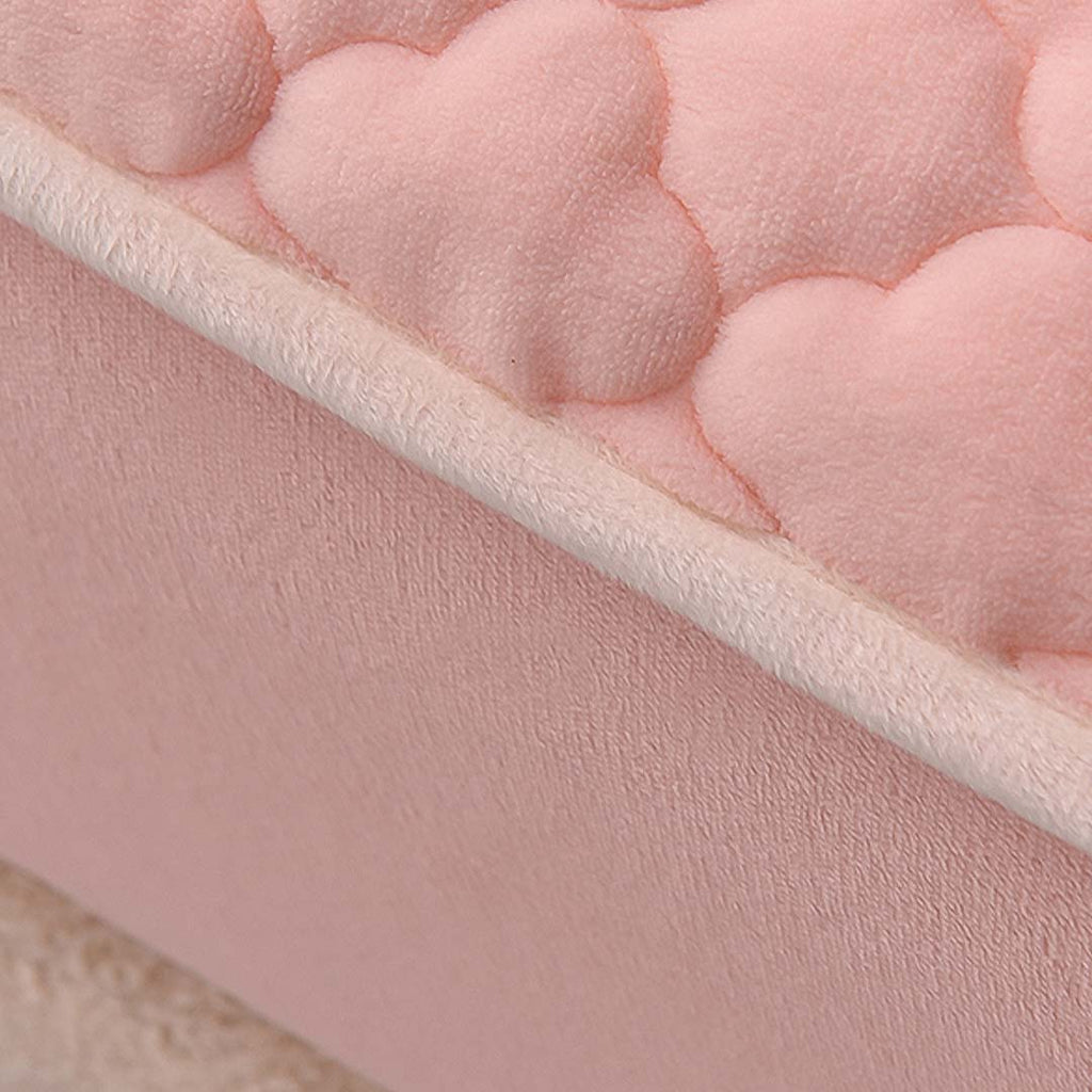 153cm Pink Wide Mattress Cover Clover Design