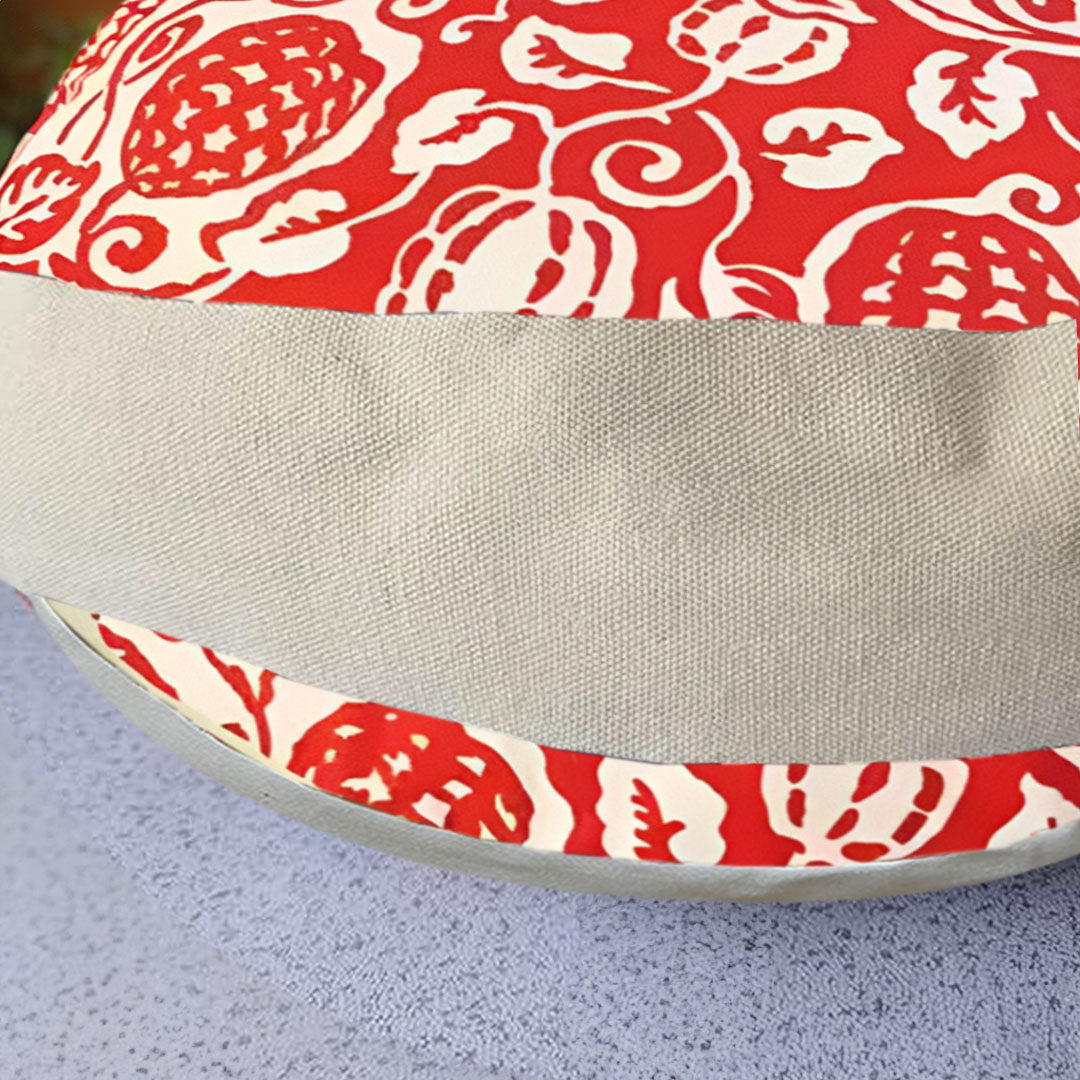 45cm Red Premium Polyester Cotton Cushion with EPP Particle
