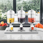 Triple Head 24L Stainless Steel Dispenser