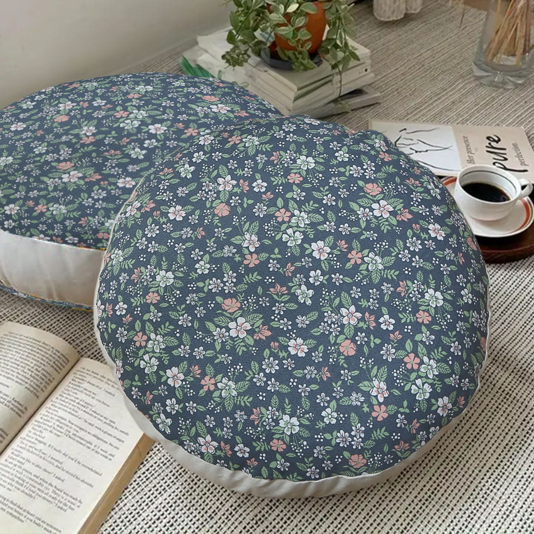 45cm Blue Premium Polyester Cotton Cushion with EPP Particle