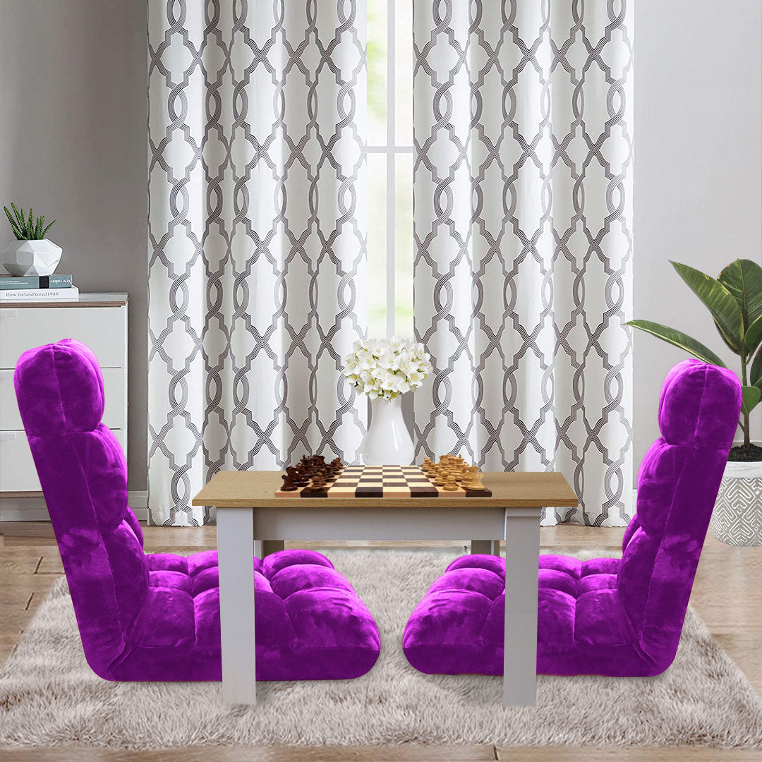 Recliner Lounge Sofa Cushion Purple