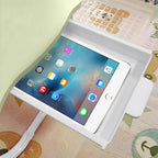 Green Portable Bed Table With Mini Drawer and Cup-Holder