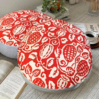 45cm Red Premium Polyester Cotton Cushion with EPP Particle