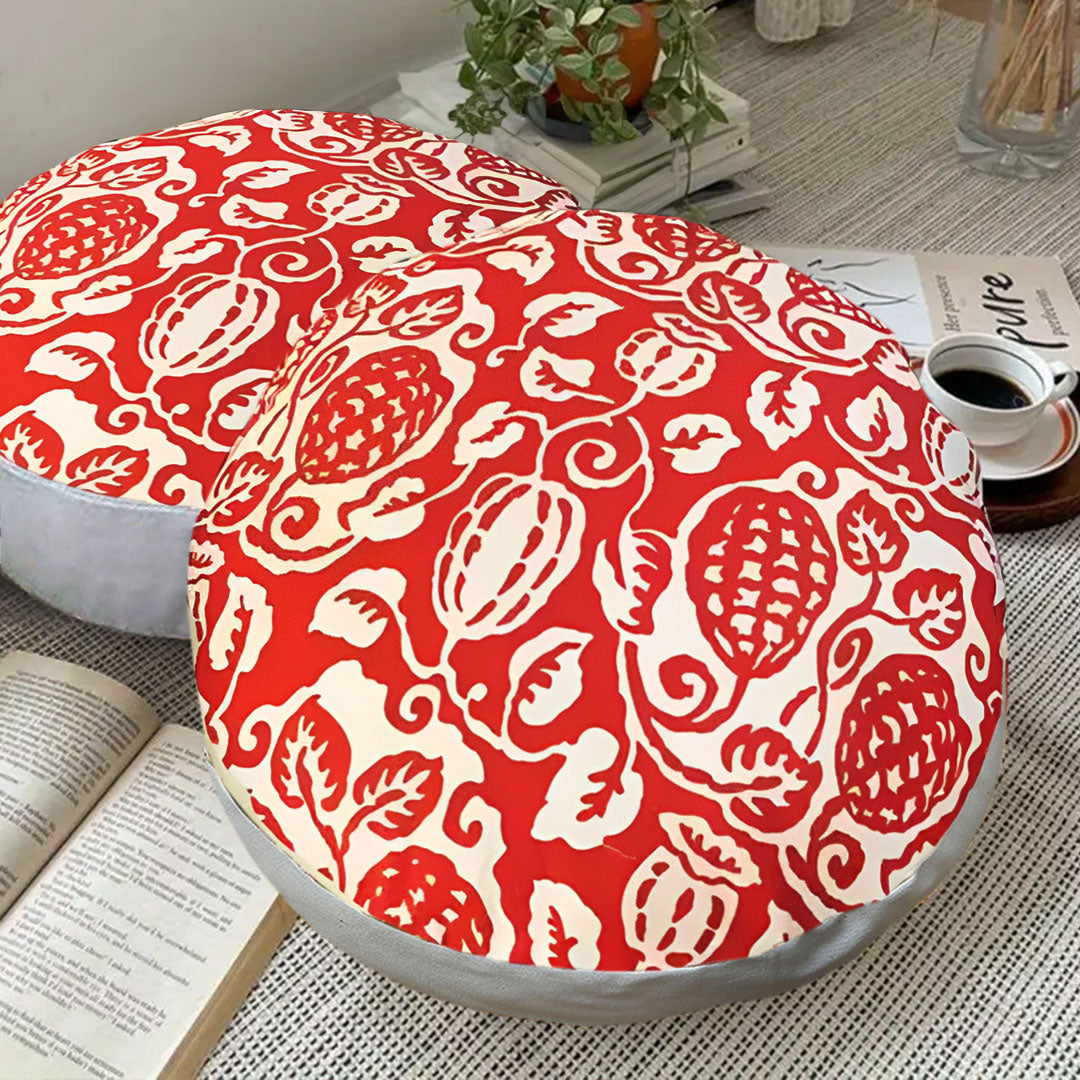 45cm Red Premium Polyester Cotton Cushion with EPP Particle