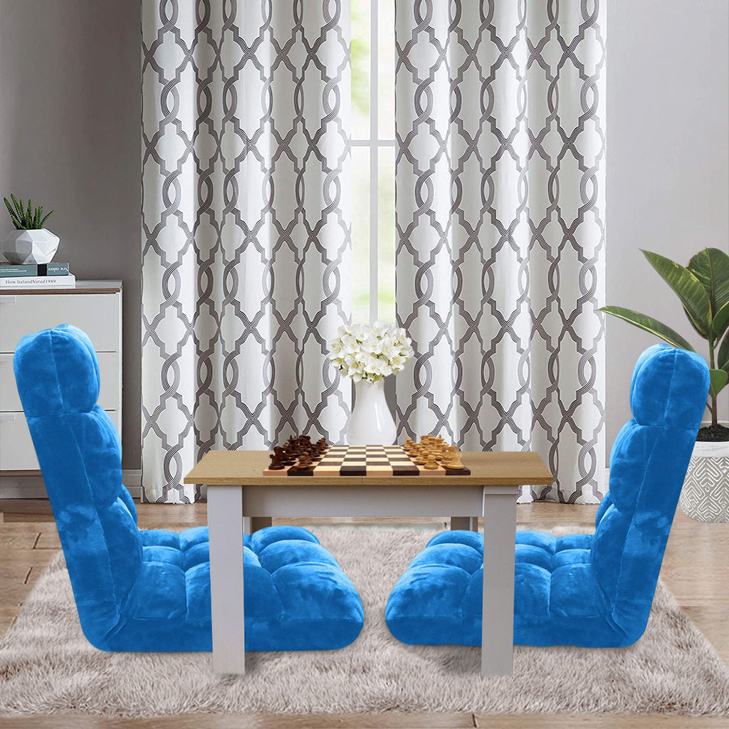 Recliner Lounge Sofa Cushion Blue